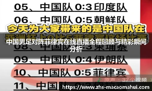 中国男足对阵菲律宾在线直播全程回顾与精彩瞬间分析